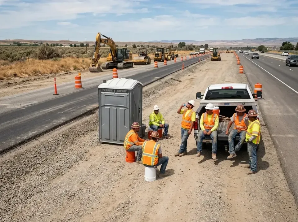 highway-road-construction-crew-007 — frequently asked questions, Porta Potty and Restroom Rentals in Buckhorn, CA